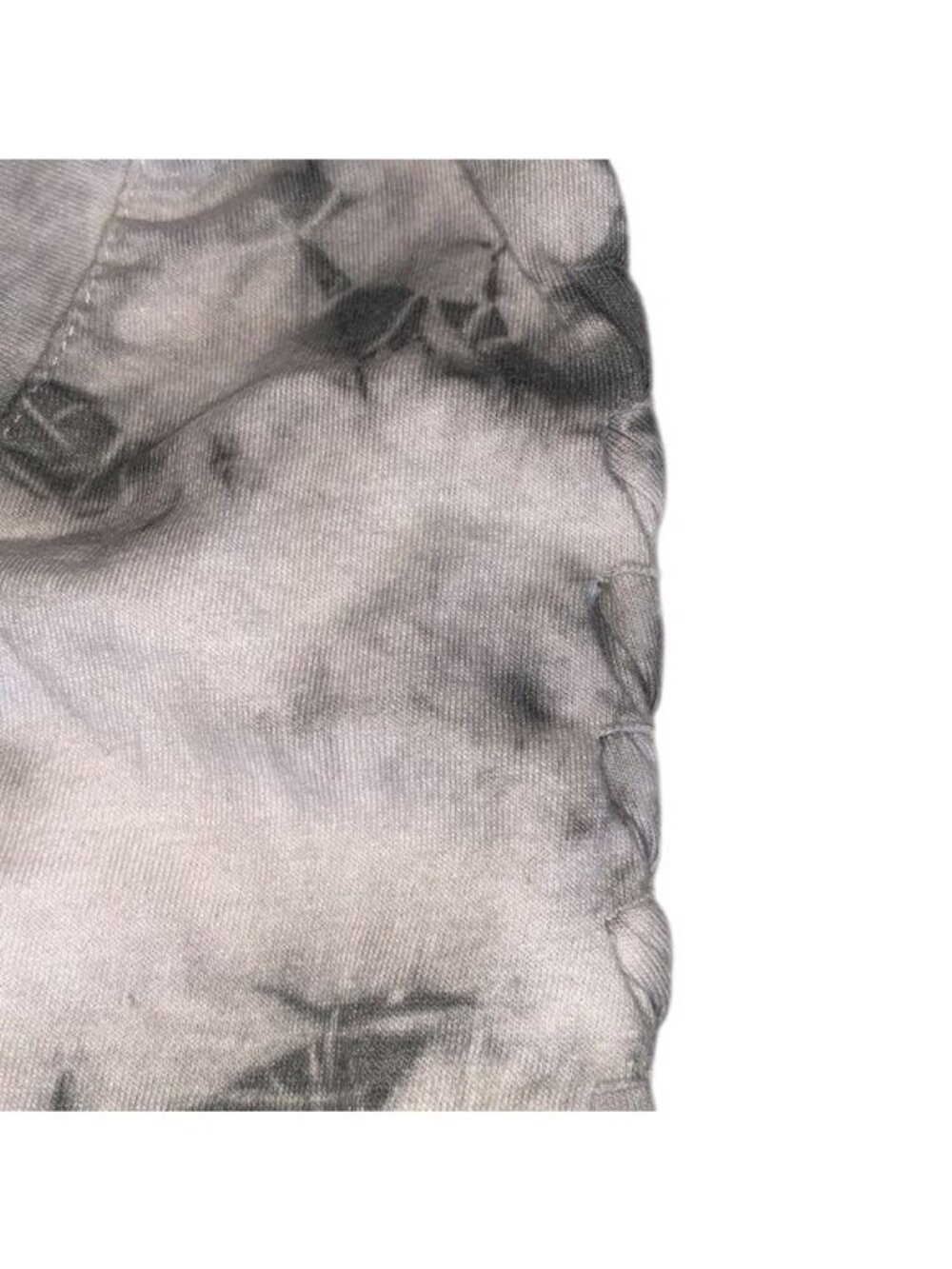 Awake XL Tie-Dye Tank Top "Nope Not Today" Gray & White Sleeveless Womens Casual - Picture 4 of 8